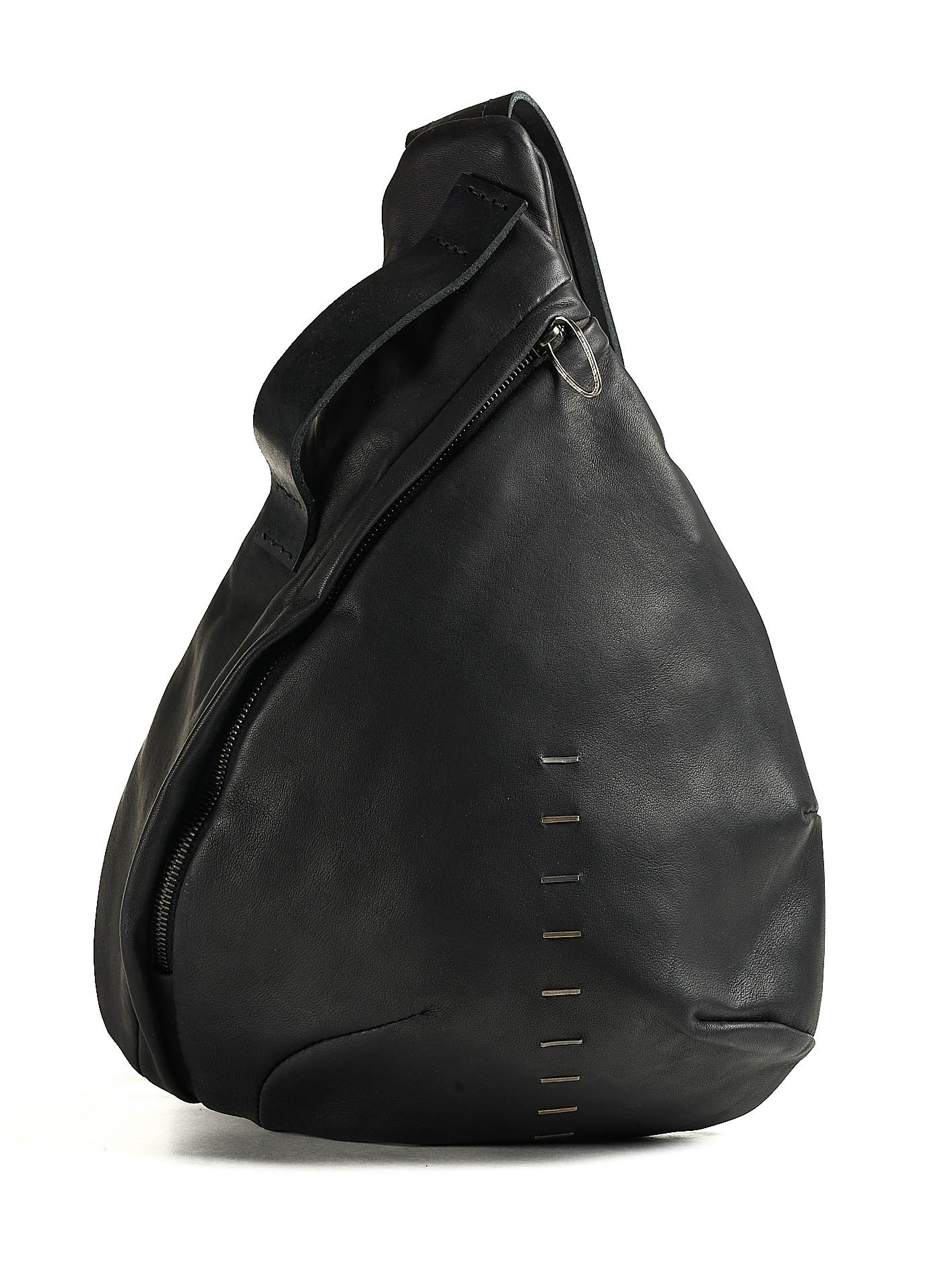 daniele basta leather and silver bags - FRONT